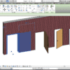 Single door revit family.rfa (3d rotated & full parameter)