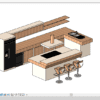 Modern Kitchen Revit family.rfa