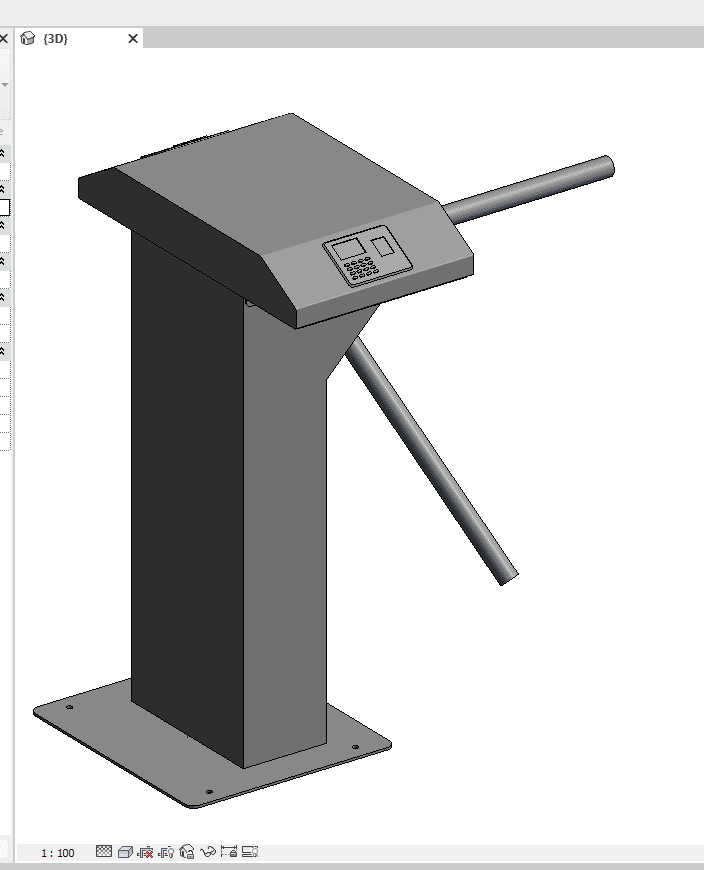 Single Leg Turnstile‏.rfa