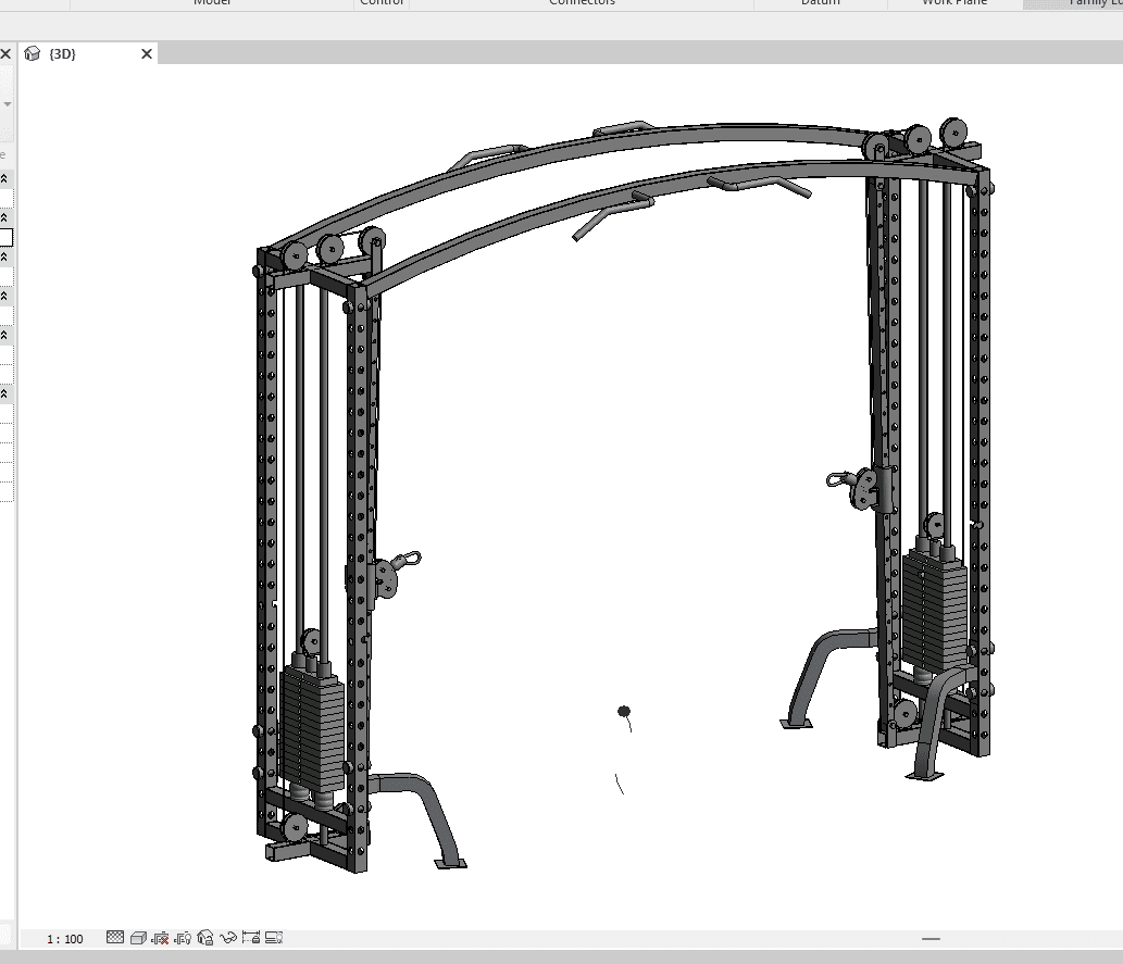 gym adjustable high pully.rfa